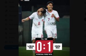 Timnas Indonesia U-23 Kalahkan Uni Emirat Arab 1-0 di Laga Uji Coba